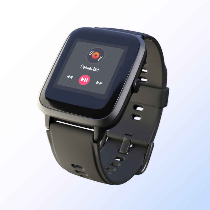 Kalenji CW700 HR Black smartwatch with cardio function - Decathlon