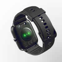 ساعة ذكية Kalenji CW700 HJR سوداء مع وظيفة الكارديو