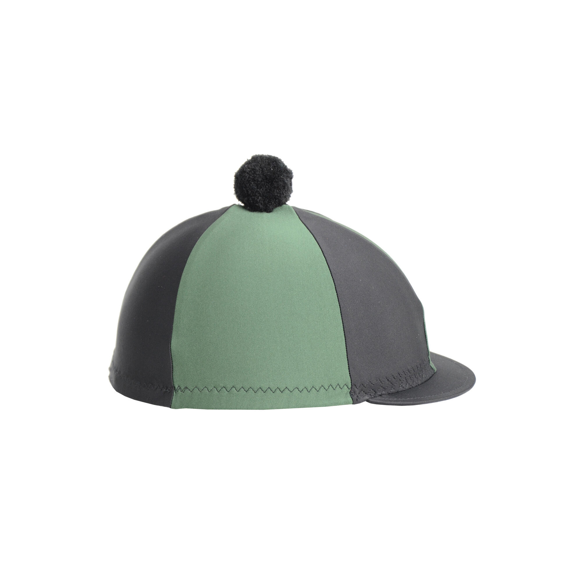 Hy pom pom hat silk black green 1/1