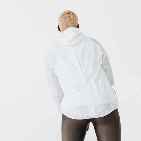 Women's Running Windproof Jacket Wind - white