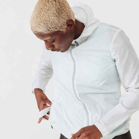 Women's Running Windproof Jacket Wind - white