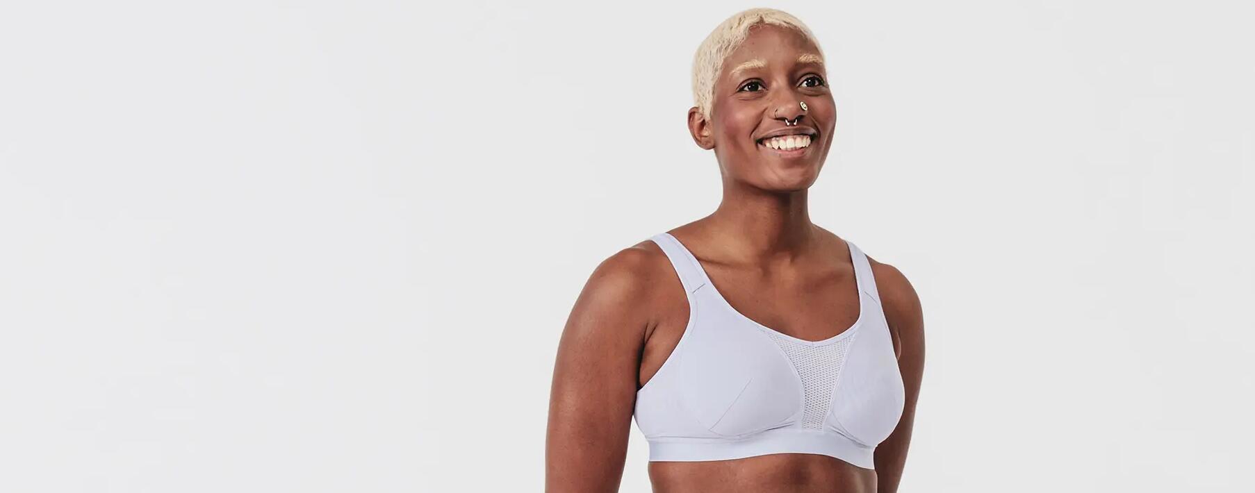 SOUTIEN-GORGE DE RUNNING CLASSIQUE BLANC CASSE