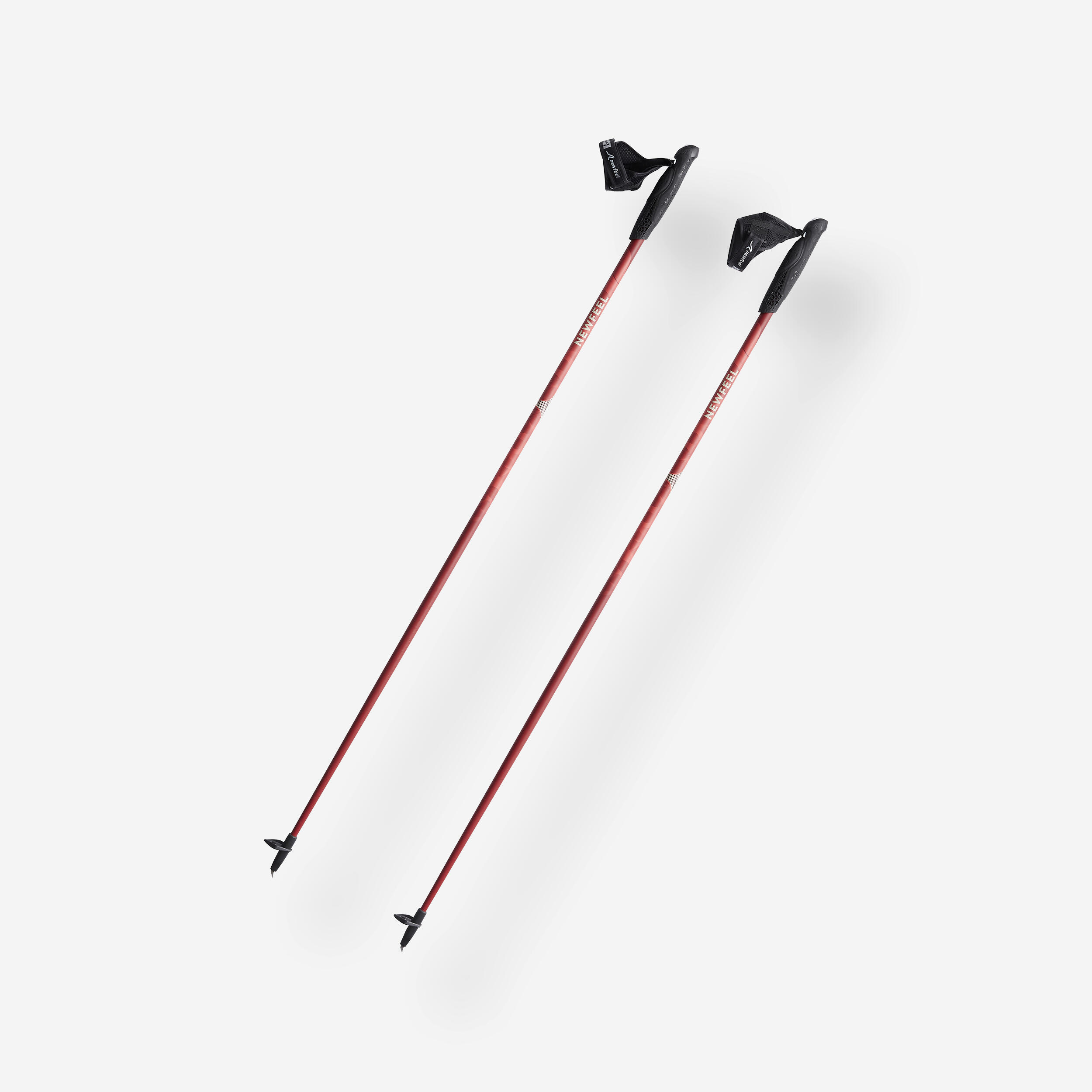 CARBON NW P500 NORDIC WALKING POLES - BURGUNDY 1/11