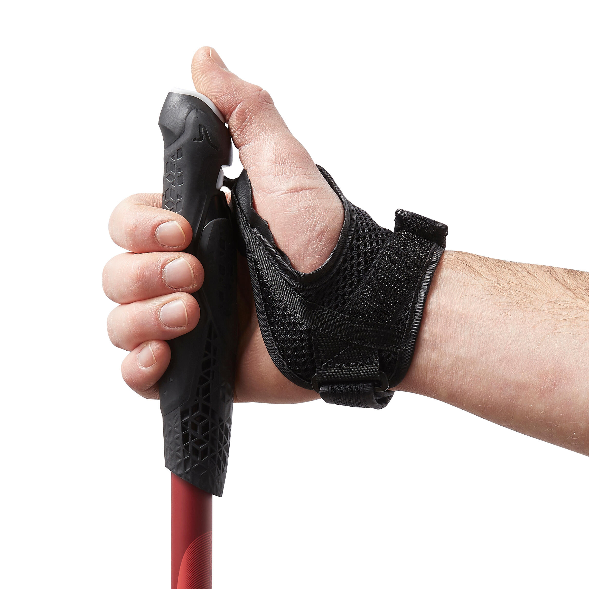 Nordic walking pole clearance straps