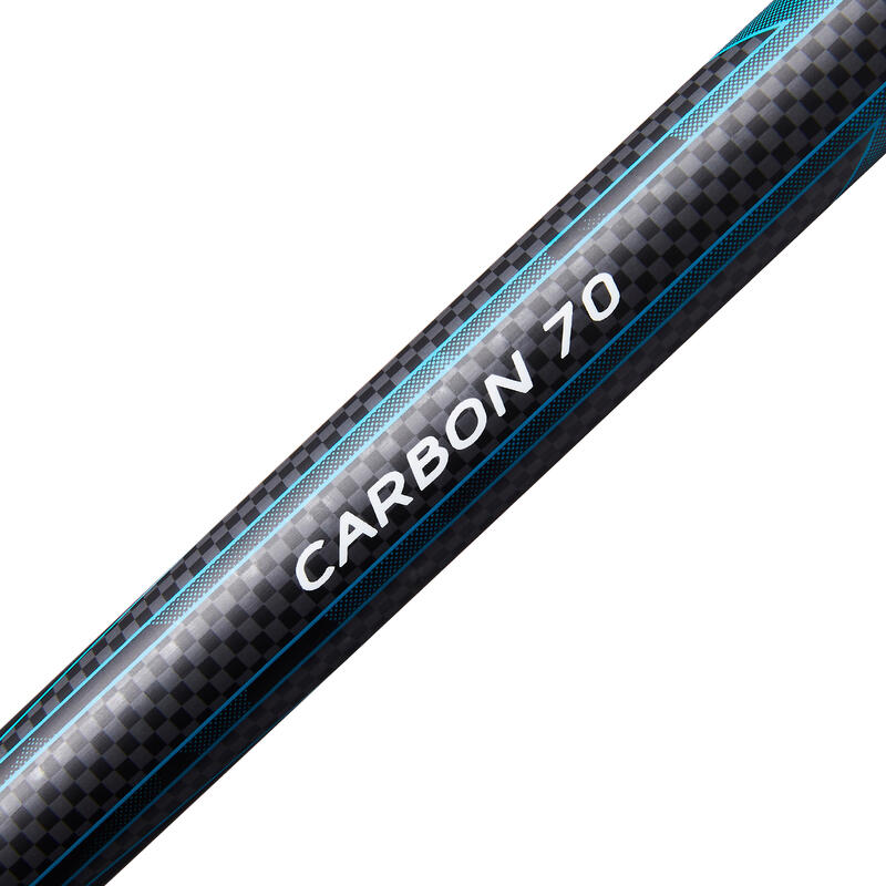 Bastoncini nordic walking NW P 700 acciaio carbonio azzurri