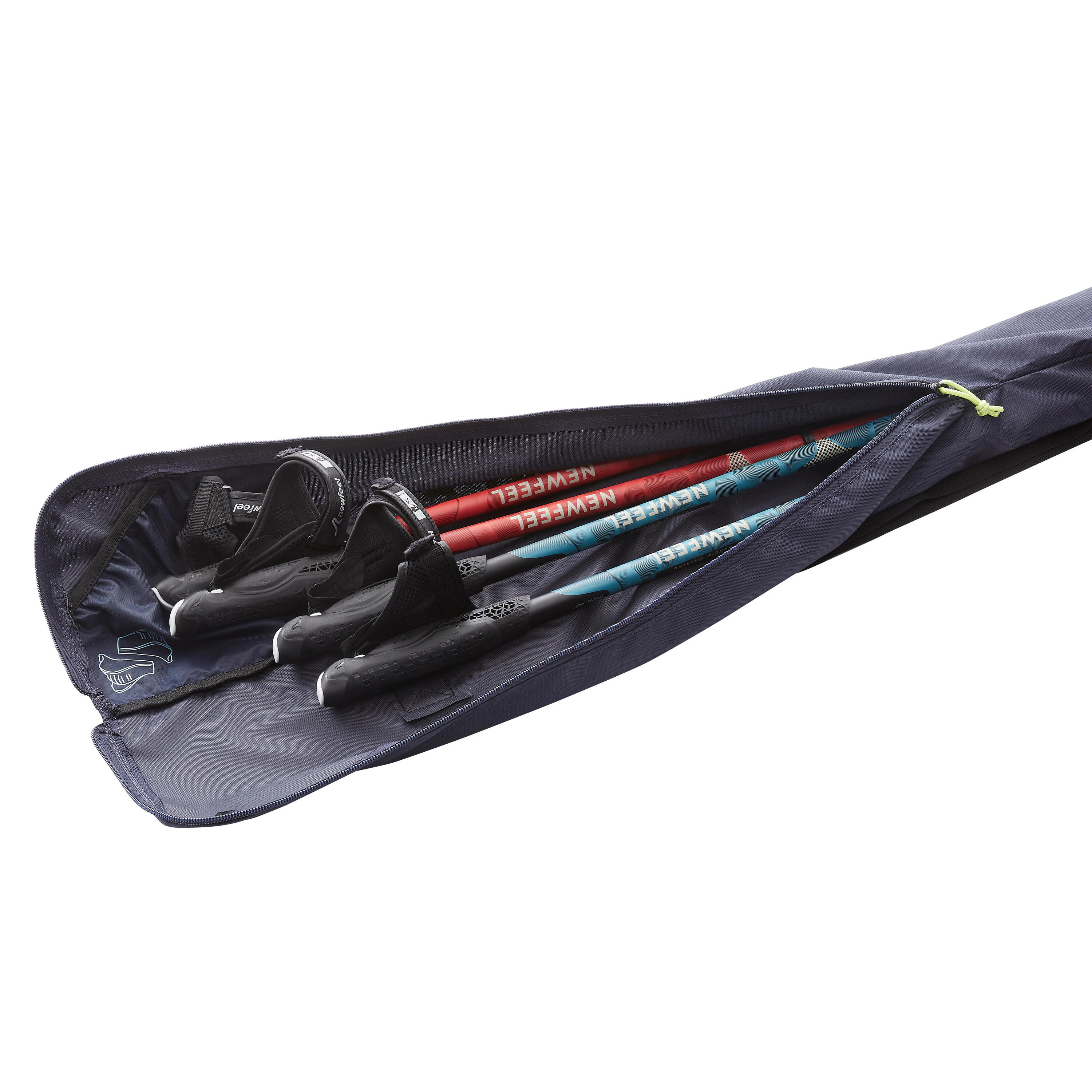 Nordic Walking Stocktasche - blau 3/10