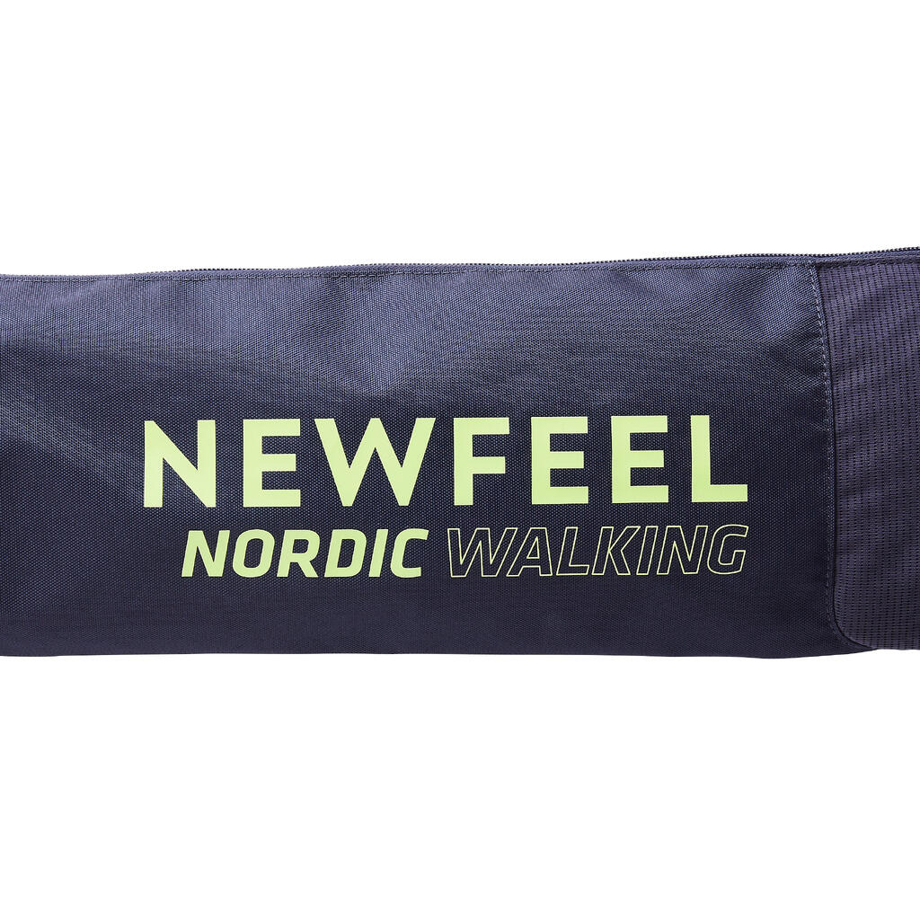 Stocktasche Nordic Walking bordeauxrot