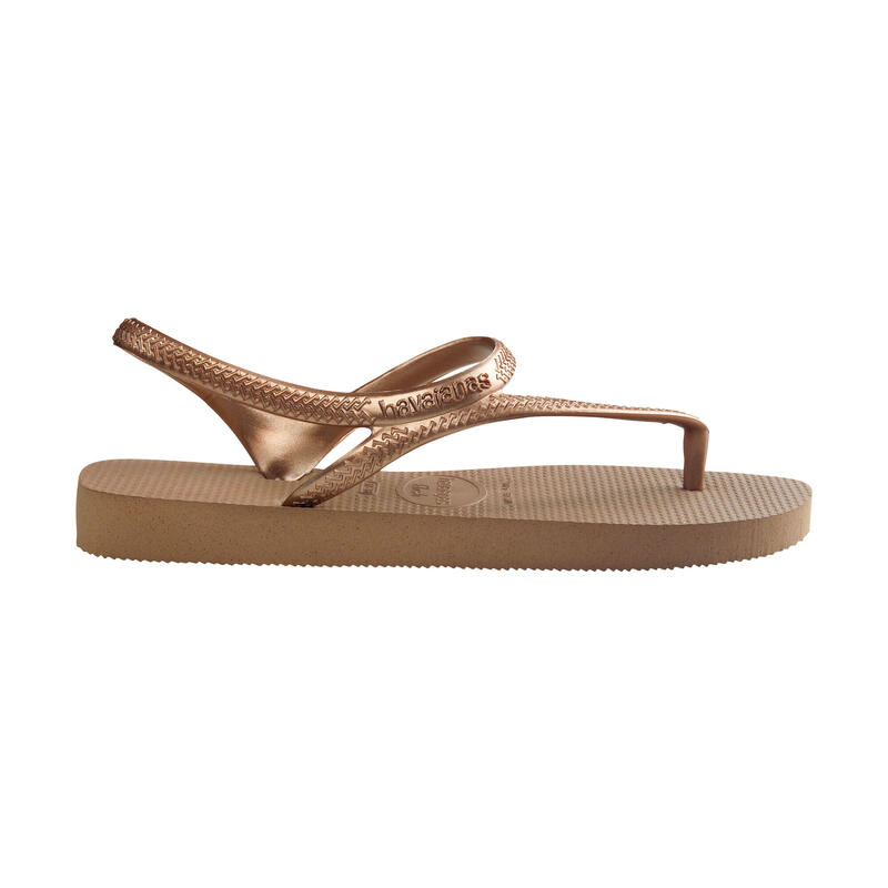 Sandálias de Praia Surf Havaianas Flash Urban Gold Rose Mulher