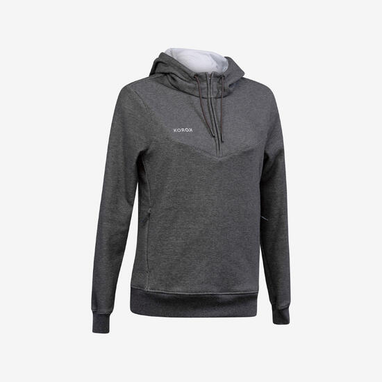 Damen Feldhockey Hoodie - FH500 grau