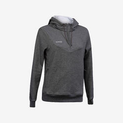 Hockeyhoodie voor dames FH500 grijs