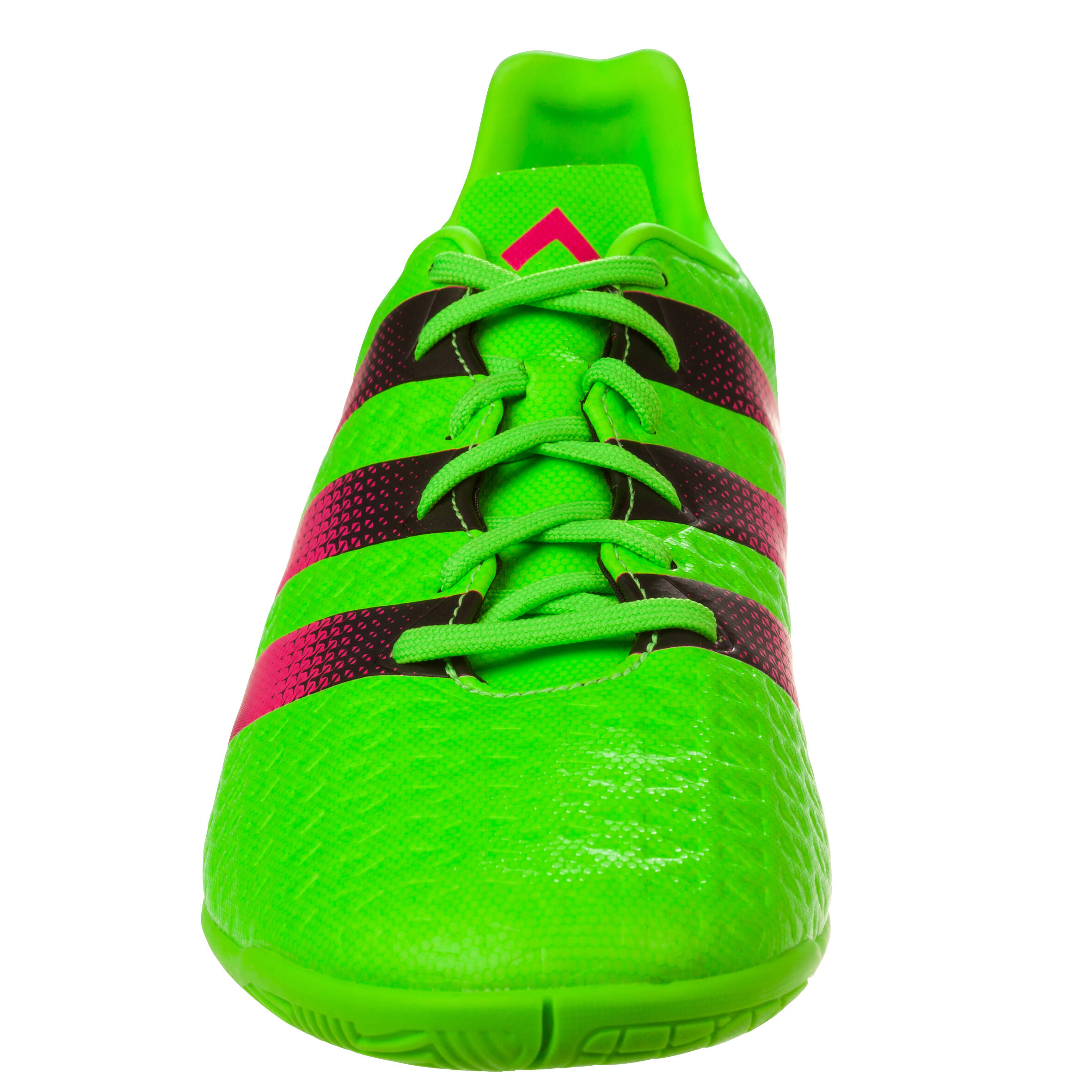 Ace 16.4 Adult Futsal Trainers - Fluo Green Pink 7/13