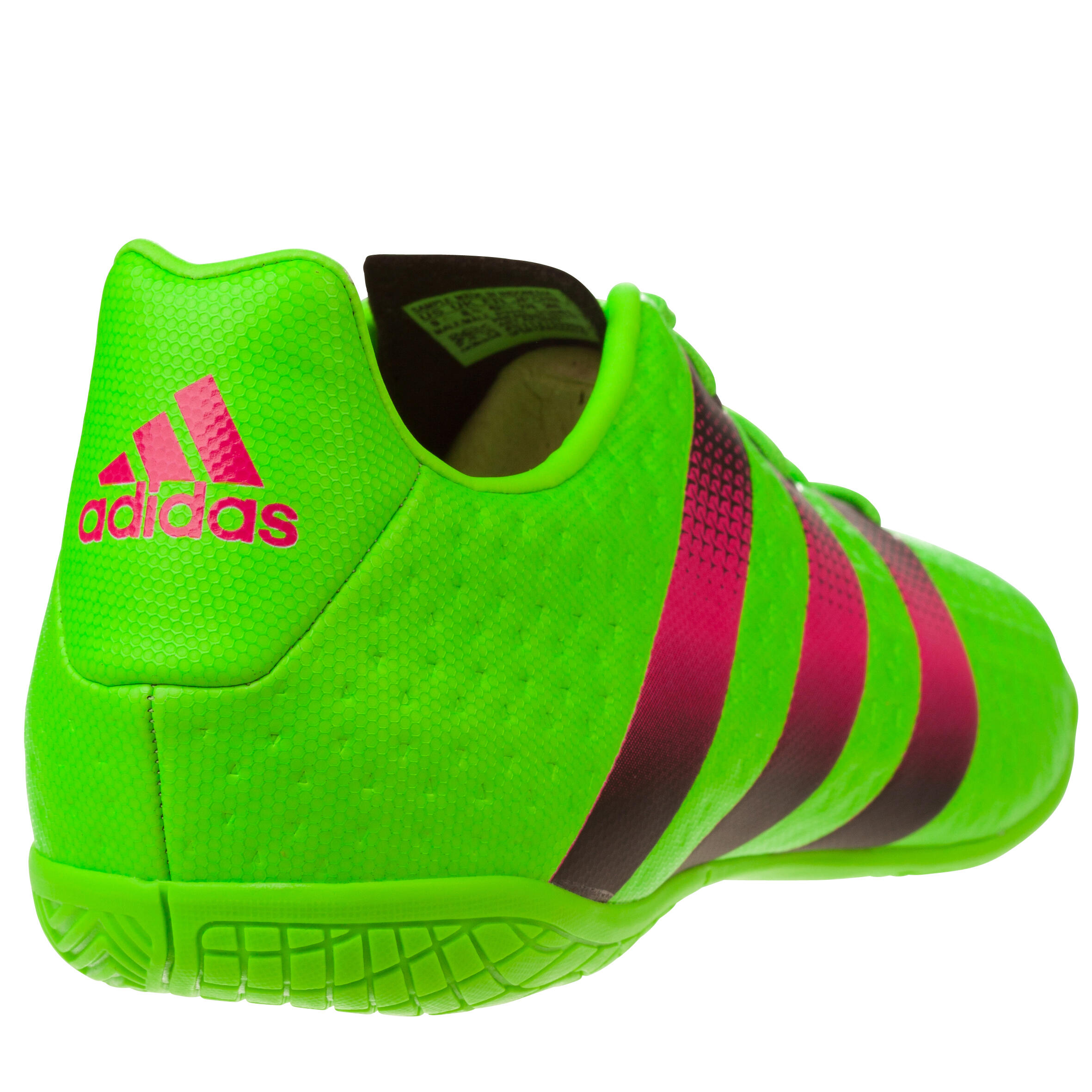 Ace 16.4 Adult Futsal Trainers - Fluo Green Pink 9/13