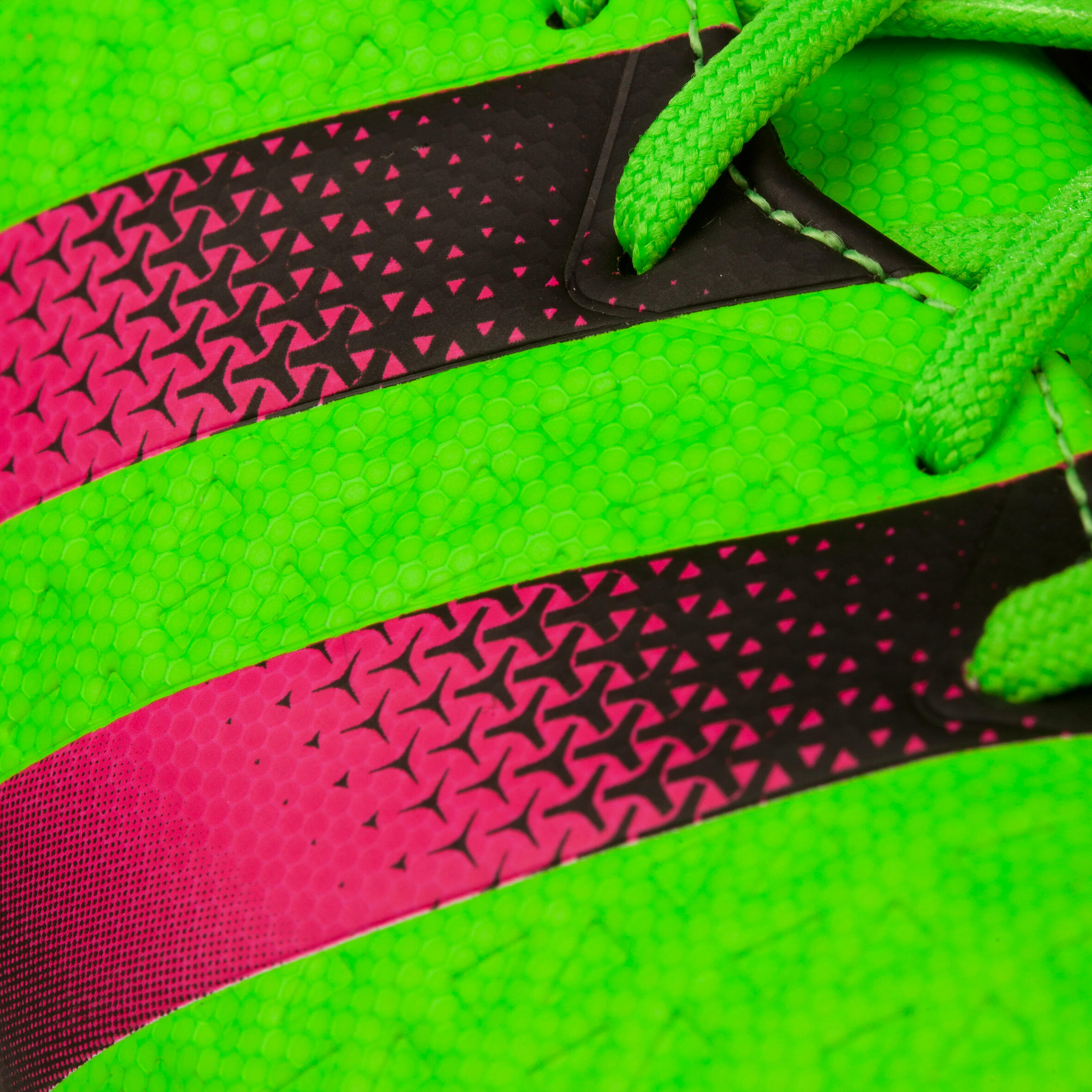 Ace 16.4 Adult Futsal Trainers - Fluo Green Pink 10/13