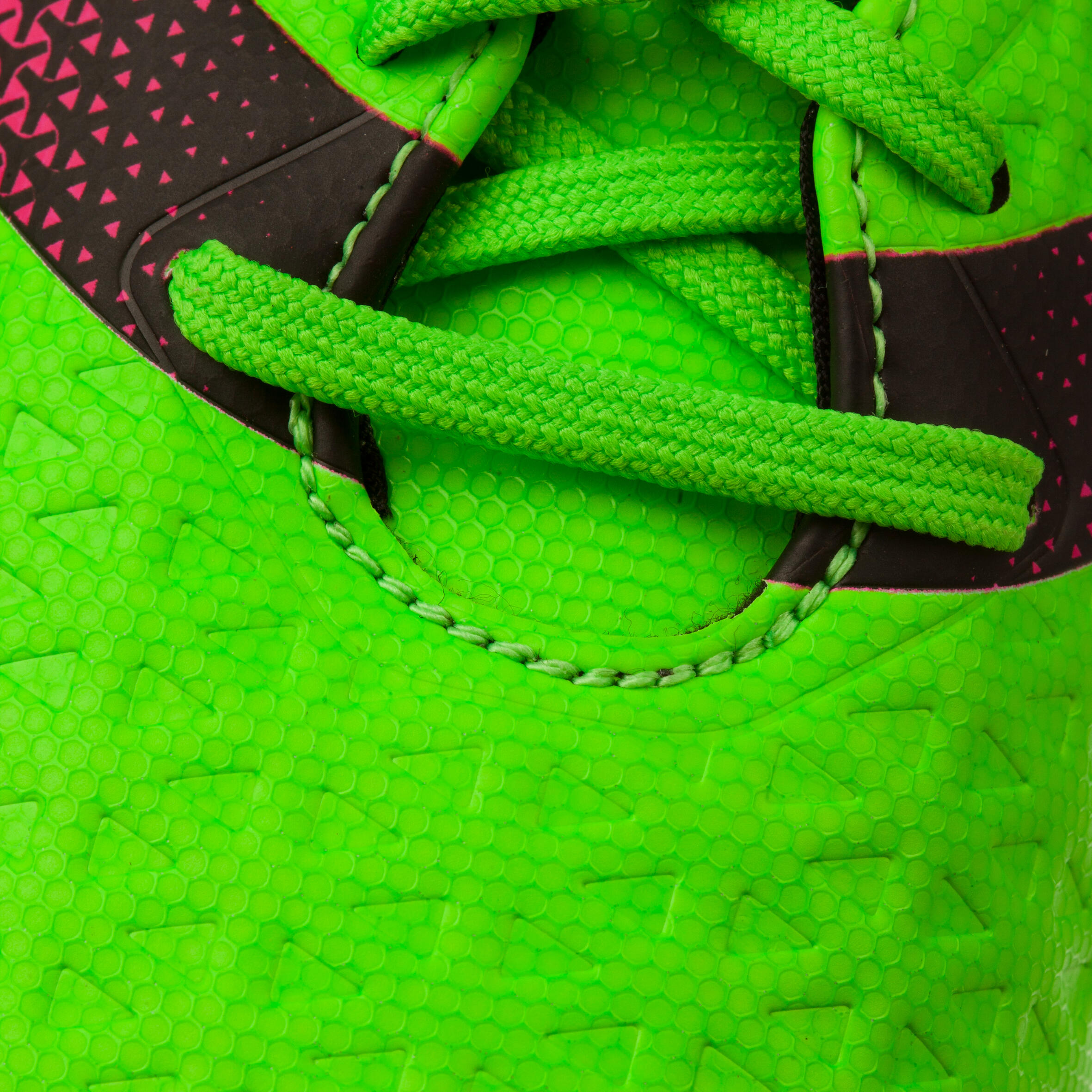 Ace 16.4 Adult Futsal Trainers - Fluo Green Pink 12/13