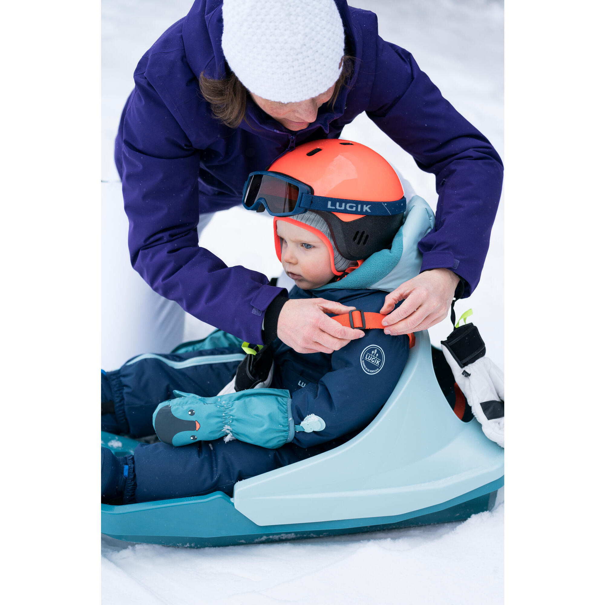 Casque ski enfant de 12 36 mois XXS 44 49 cm 2 en 1