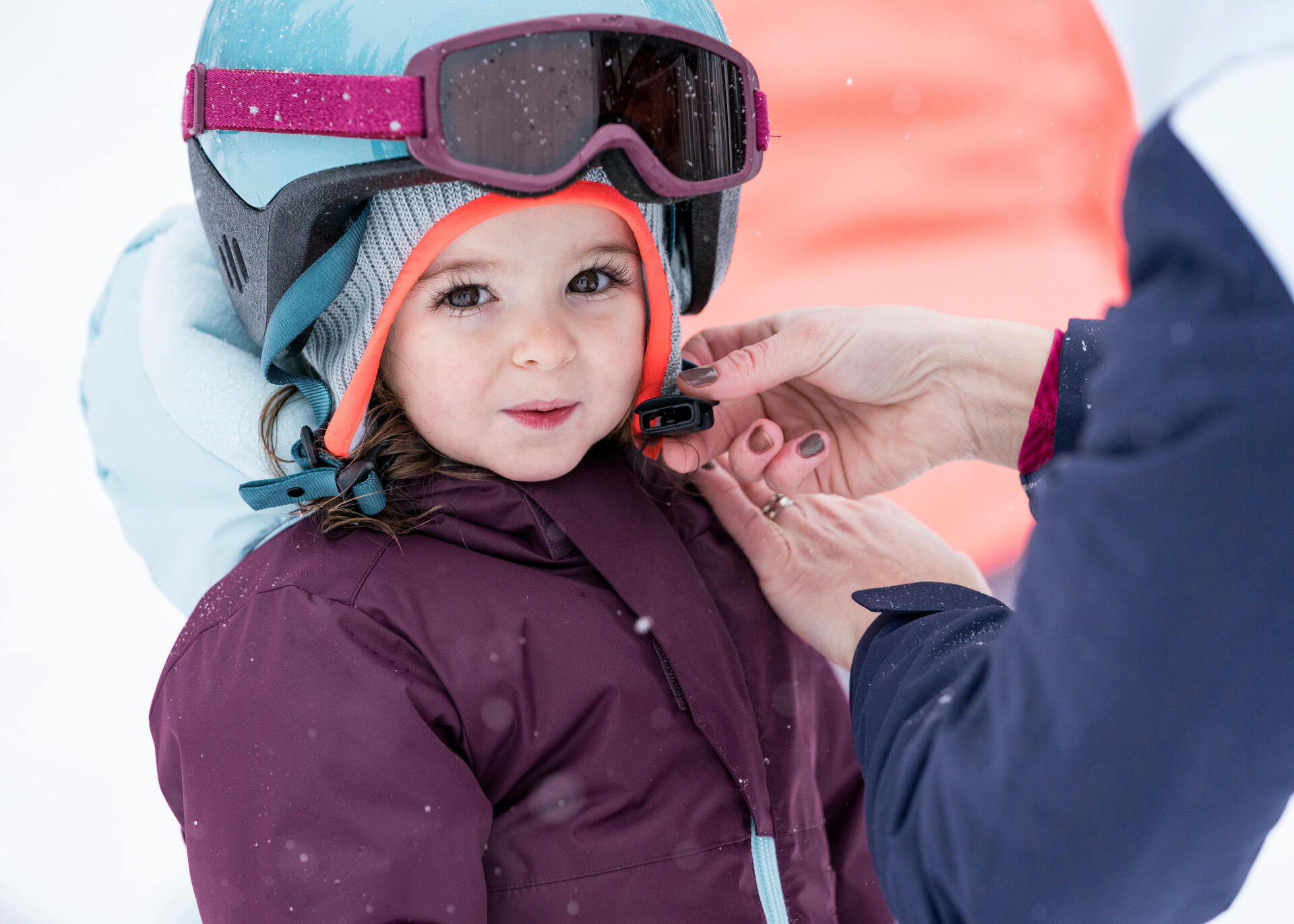 Partir en vacances au ski avec un b b