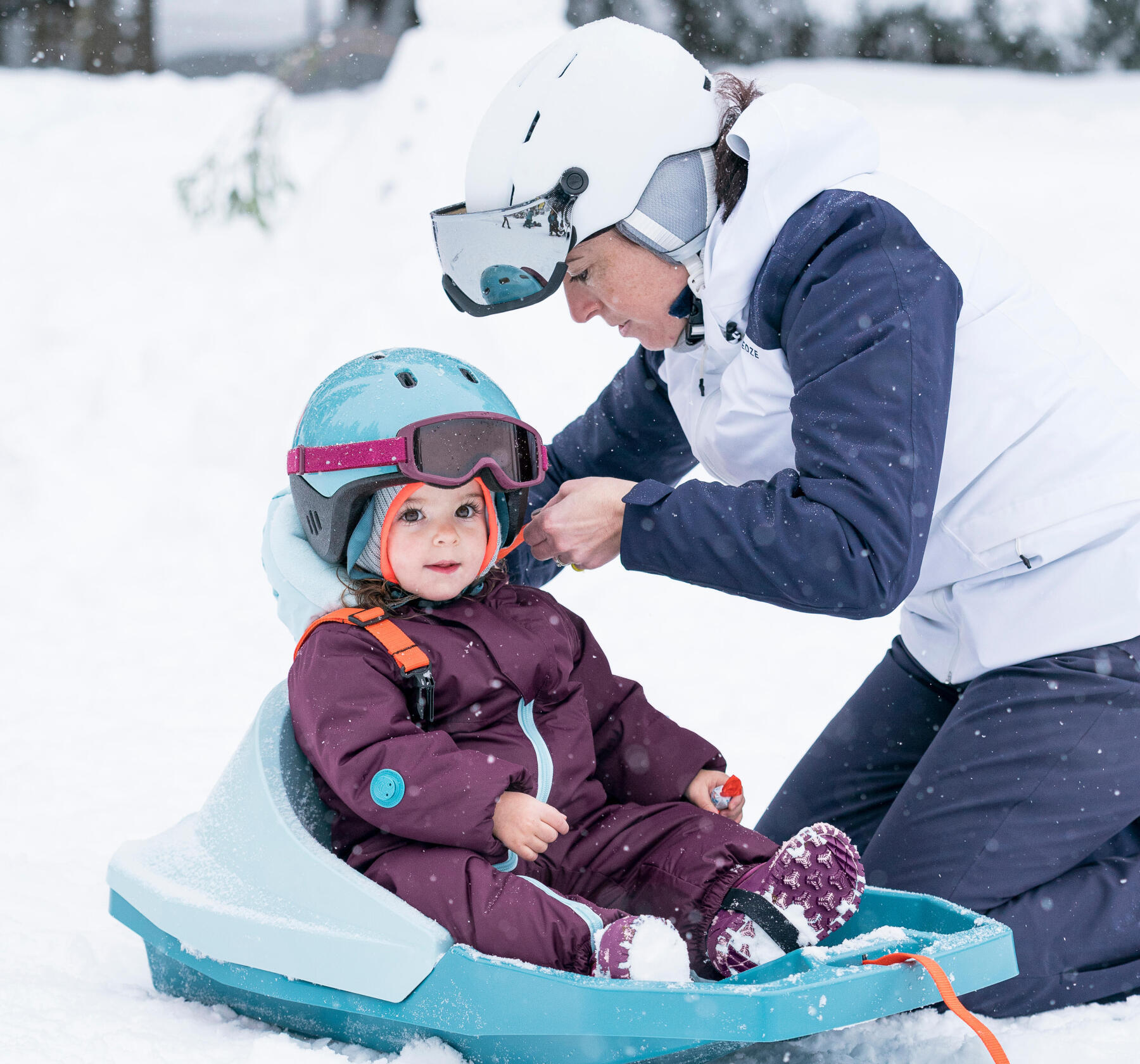 PARTIR DE QUEL GE METTRE SON B B AU SKI