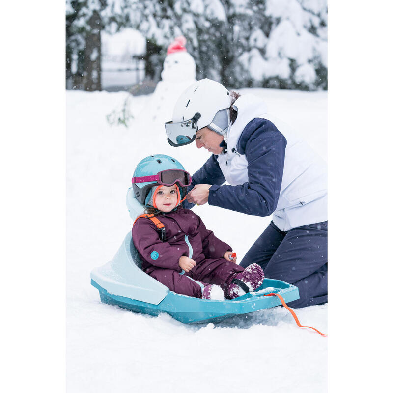 SIEGE DE LUGE TRAINEAU BEBE - TRILUGIK TURQUOISE