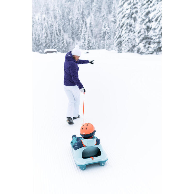 Capacete de Ski Criança dos 12 aos 26 meses (XXS: 44-49 cm) 2-em-1 Laranja