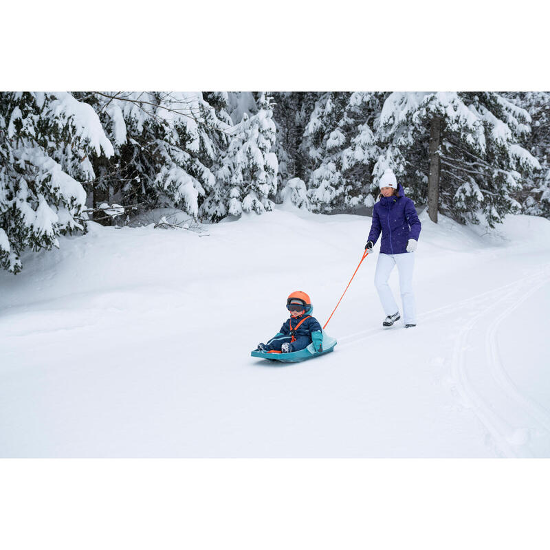 Skihelm Schlittenhelm Baby 2-in-1 - orange 