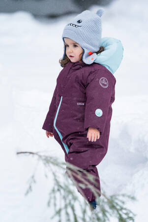 Topi Ski/Seluncur Bayi - WARM Abu-abu dan Biru