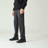 Men's Trackpant Joggers Straight Fit 100 For Gym-Dark Grey