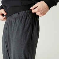 Men's Fitness Jogging Bottoms 100 - Dark Grey