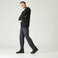 Men's Fitness Jogging Bottoms 100 - Dark Grey