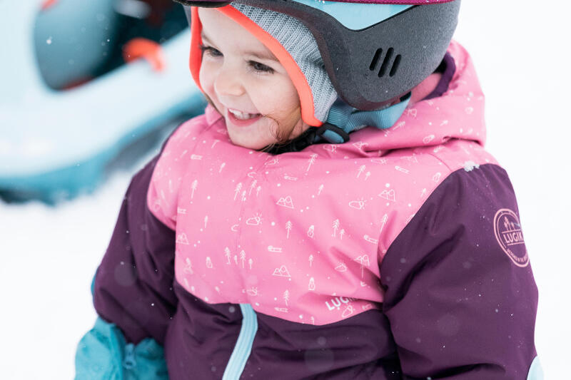Kurtka narciarska dzieci Wedze 500 Warm Lugiklip