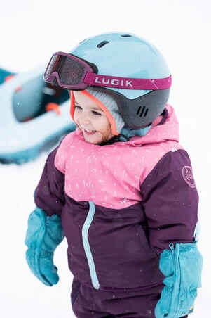 Baby Ski Jacket - 500 Warm - Purple and Pink