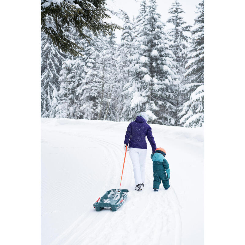 Bebek Kayak Montu - Turkuaz - 500 Warm