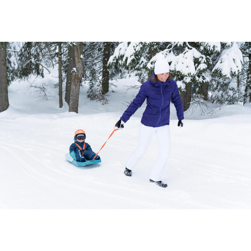 Combinaison ski bébé chaude - 500 warm - bleue