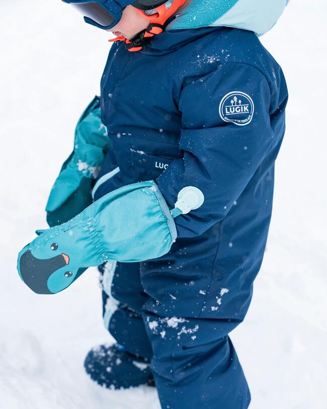 SCHNEEANZUG BABY - 500 WARM LUGIKLIP BLAU 