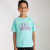 CT 500 KIDS CRICKET T-SHIRT AQUA BLUE