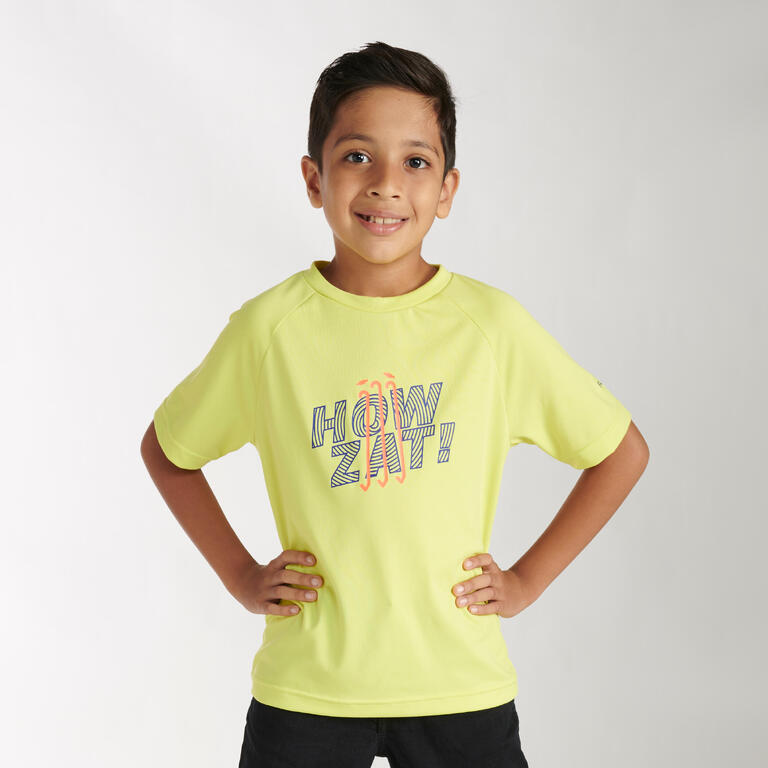 Buy CT 500 Kids Cricket TShirt Yellow Online Decathlon