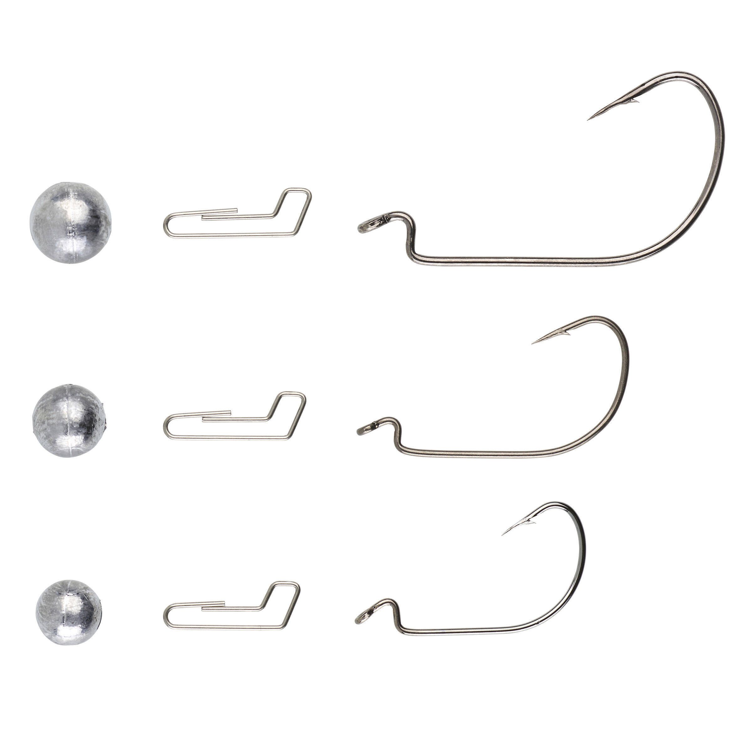 CHEBURASHKA RIG SOFT LURE JIGHEAD TEXAS HOOK TEX PACK -  2