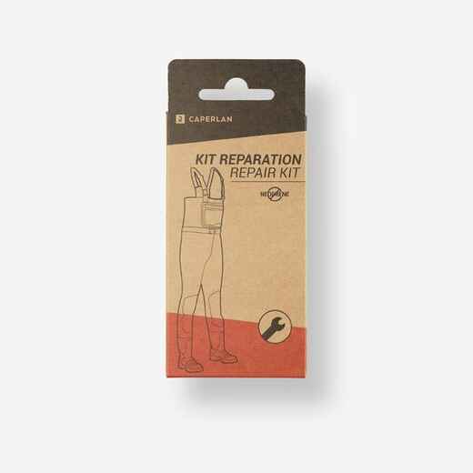 Repair kit for waders (breathable and PVC) and waterproof clothing