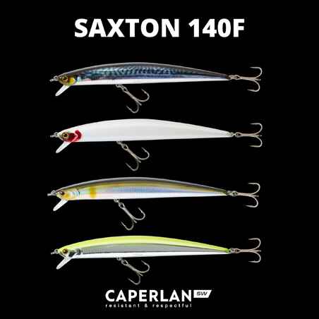 Plug bait at sea Hard Lure SAXTON 140F - Blue mack