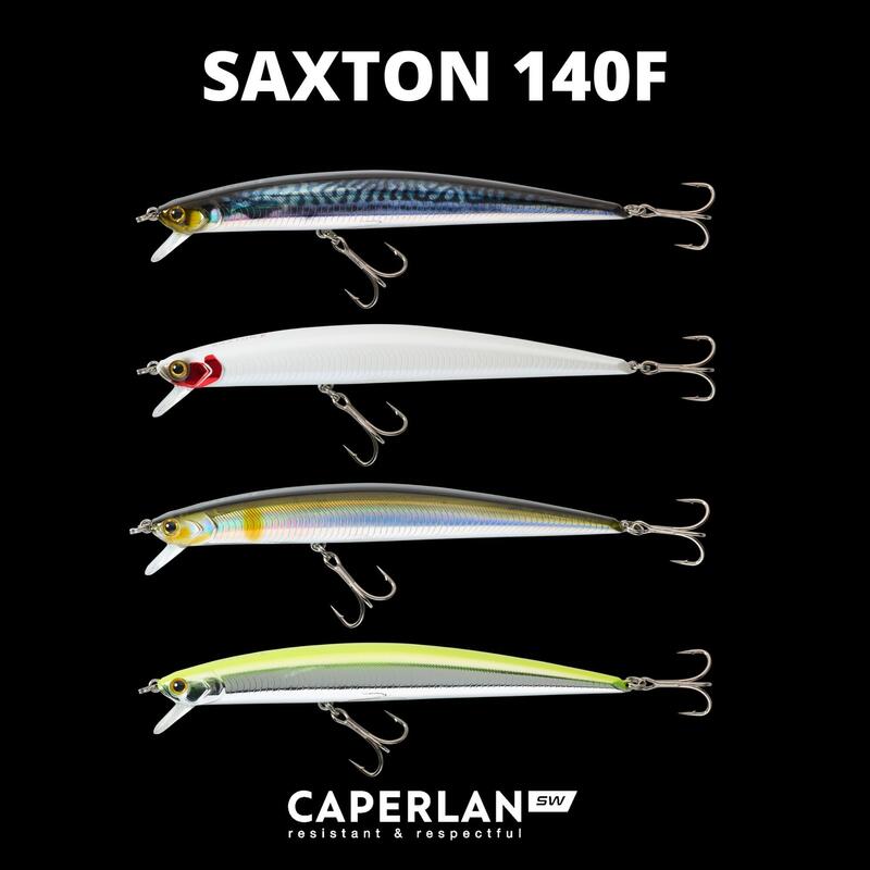 Señuelo Pesca Spinning Mar Saxton 140F Blue Mack