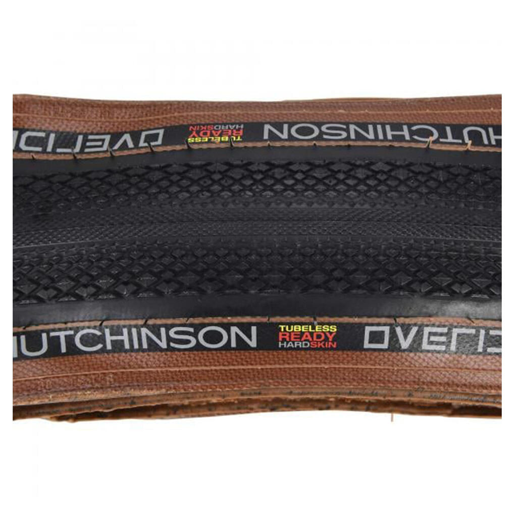 Plášť Gravel Overide 700x38 Hardskin Tubeless Ready Tanwall čierny s béžovou bočnicou