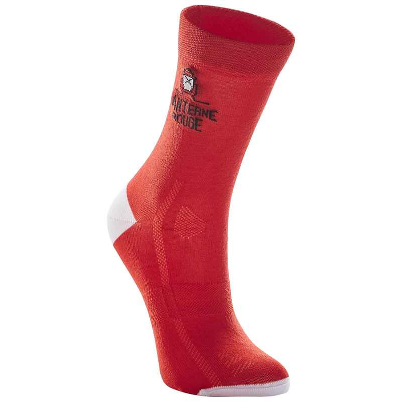 Summer Road Cycling Socks 500, Ltd Edition Lanterne Rouge Decathlon