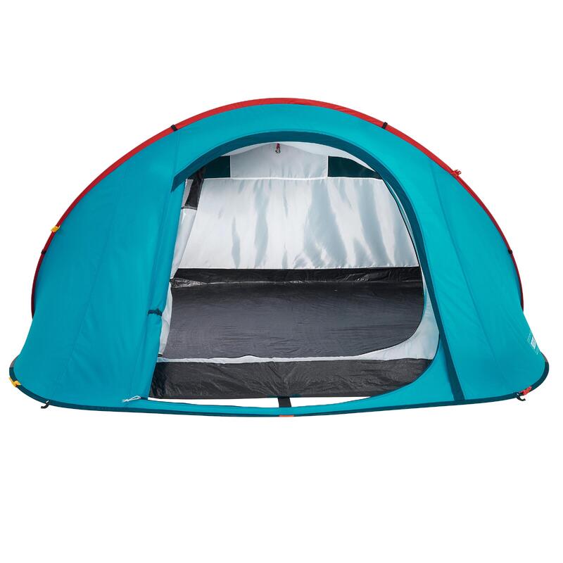 Tenda campeggio 2 SECONDS verde | 3 persone