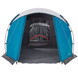 Camping Tent with Poles Arpenaz 4.1 F&B 4 Persons 1 Bedroom