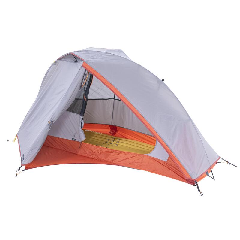 FORCLAZ Outdoor Trekking Çadır - 1 Kişilik - Gri - MT900 FORCLAZ Outdoor Trekking Çadır - 1 Kişilik - Gri - MT900
