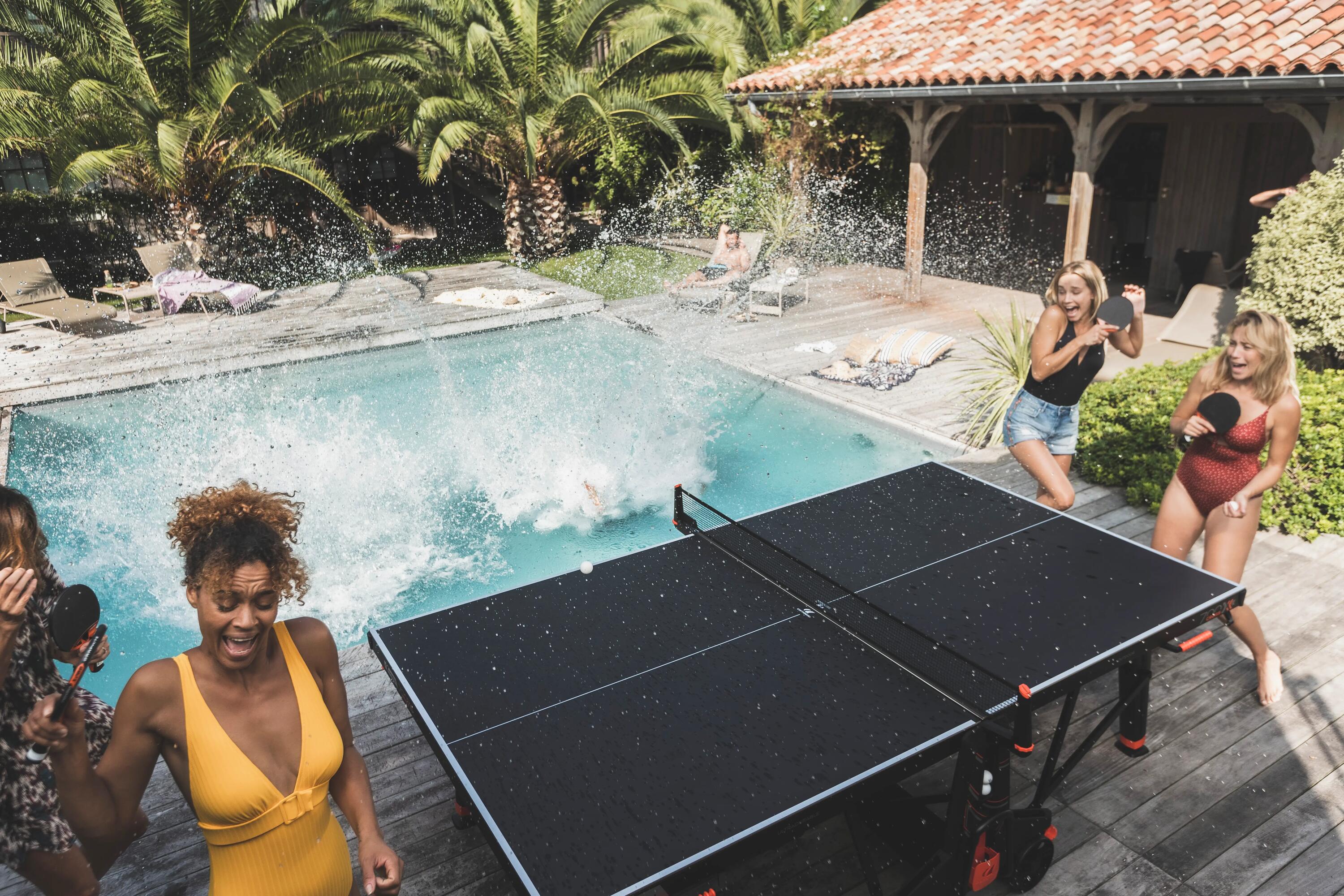 Outdoor Free Table Tennis Table 700X - Grey 16/28