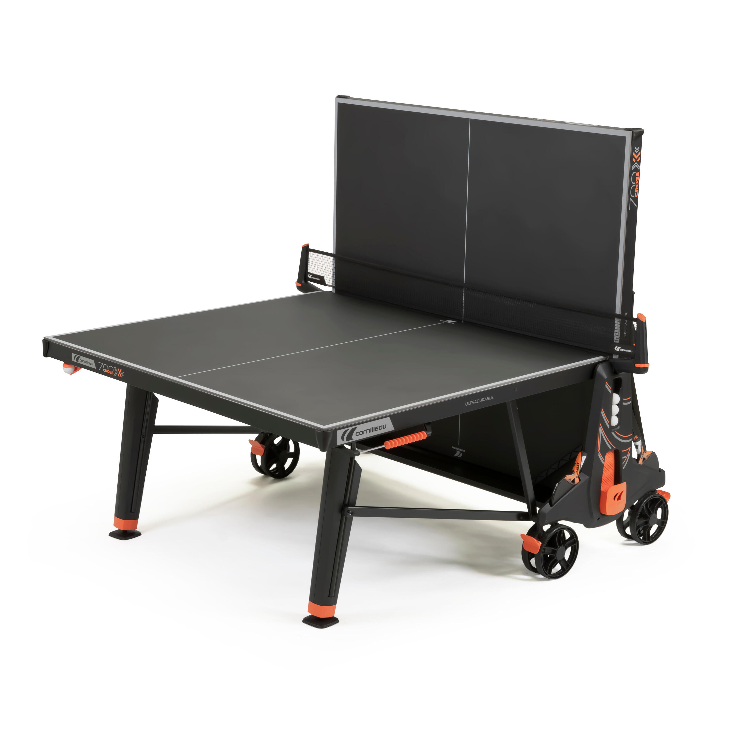 Outdoor Free Table Tennis Table 700X - Grey 2/28