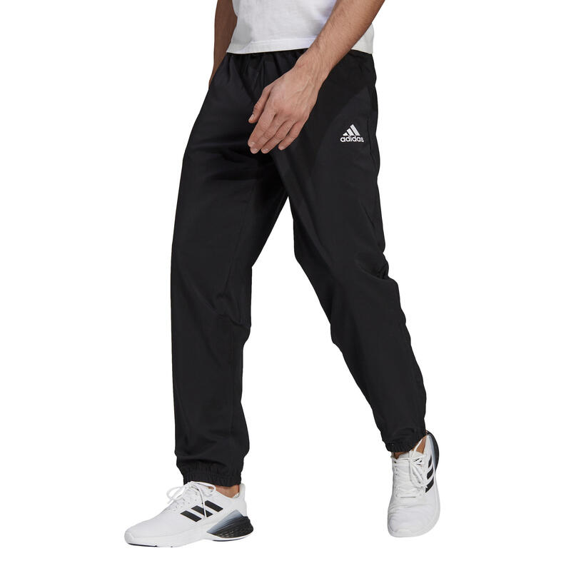 Énfasis Siete Conciliador Pantalón chándal Adidas hombre regular Stanford negro | Decathlon