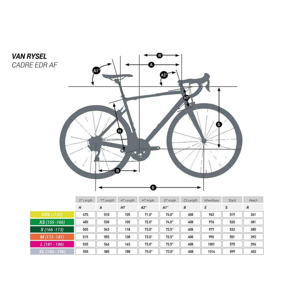 Rower szosowy damski Van Rysel Endurance EDR AF Shimano 105