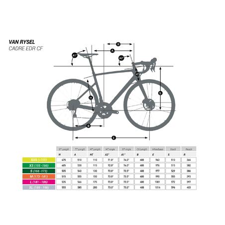 Велосипед шосейний EDR CF DI2 Disc чорний