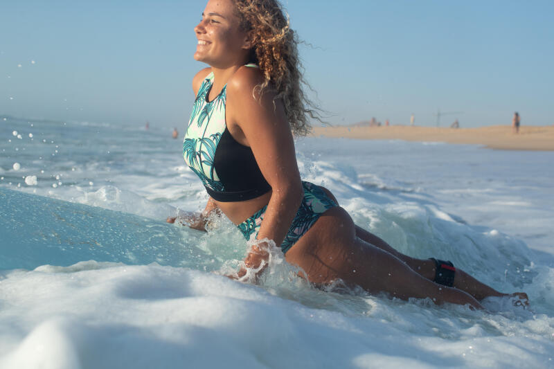 Góra kostiumu kąpielowego surfingowego damska Olaian Carla Presana
